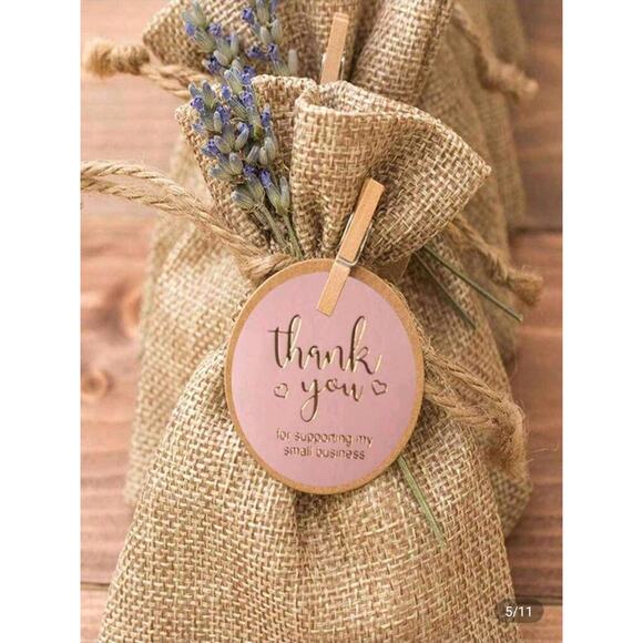 x500 "Thank you for supporting my small business" stickers Shipping Supplies - Picture 3 of 4